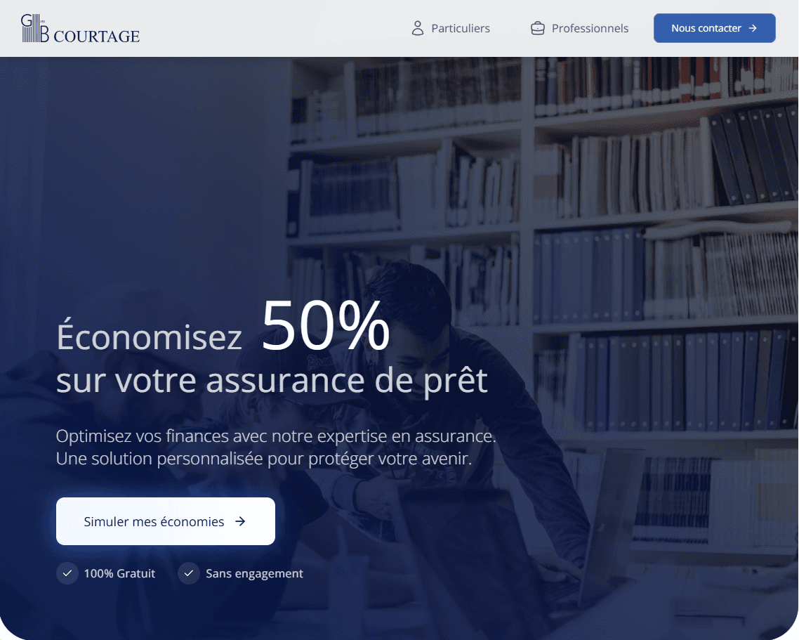 Système d'acquisition CRM pour GMB Courtage