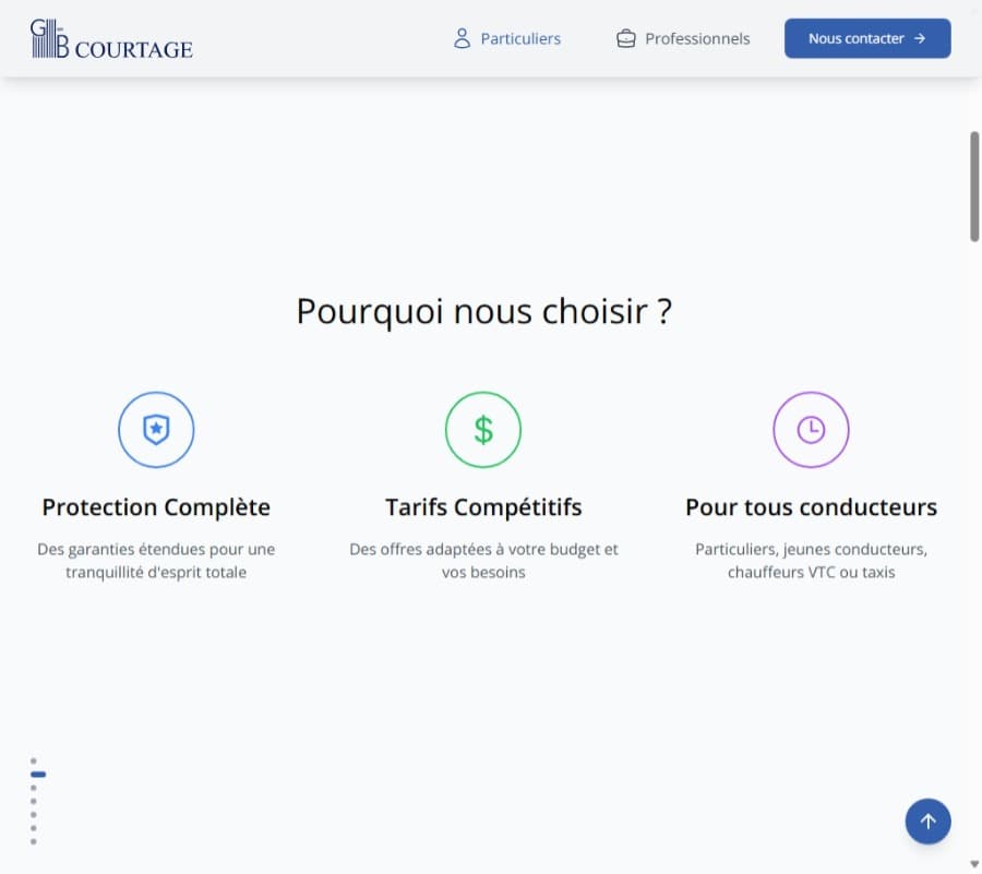Section Pourquoi Nous Choisir GMB Courtage